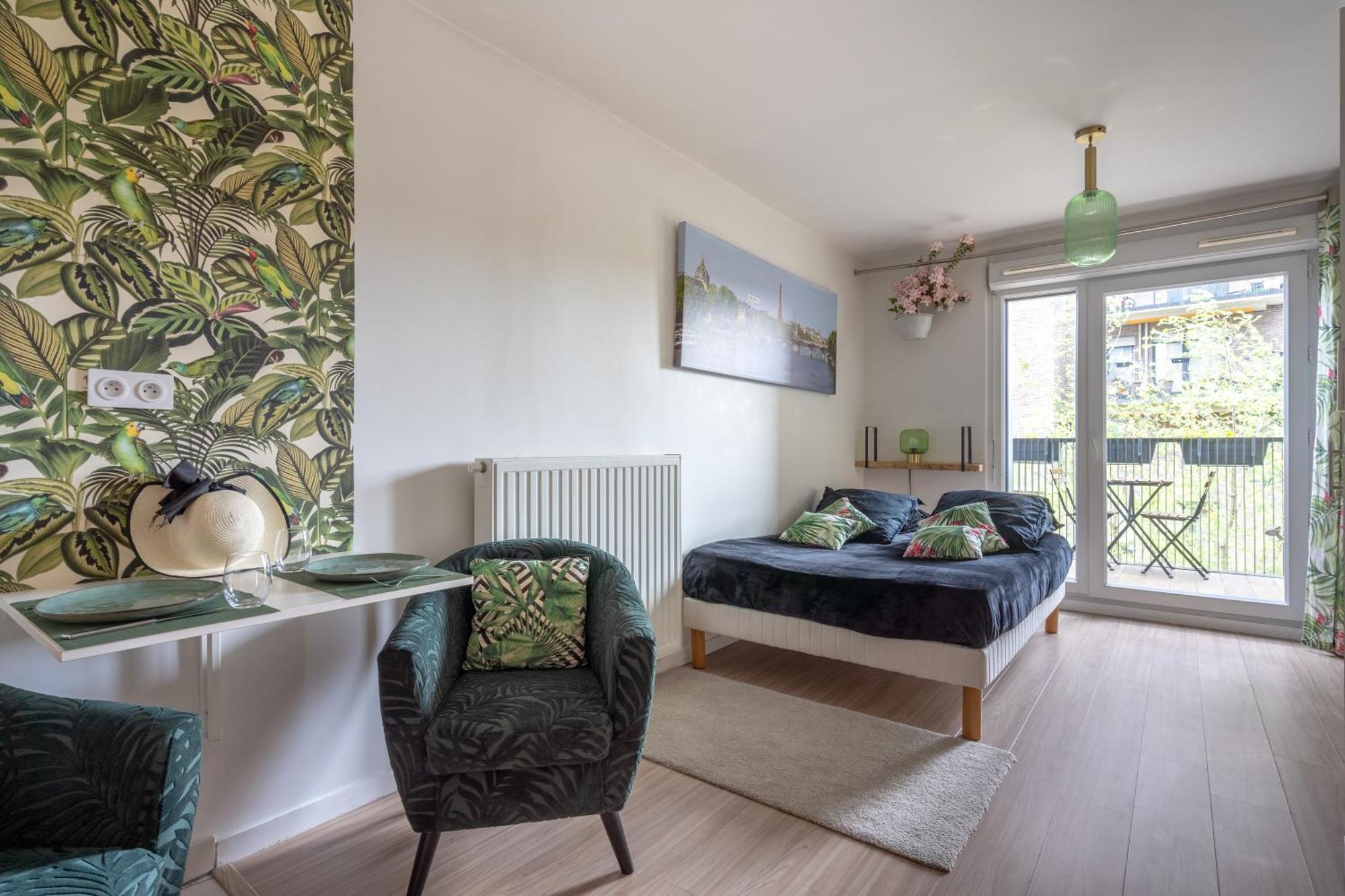Joli Appartement Dans Eco Quartier Residentiel Saint-Ouen  Exteriér fotografie